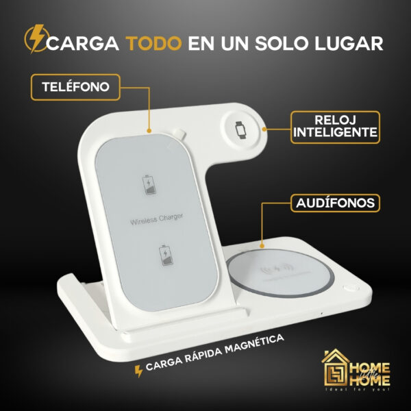 CARGADOR INALAMBRICO 3EN1 PARA IPHONE - Image 2