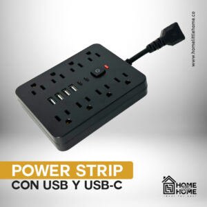 FUENTE DE PODER CON CARGA USB Y TIPO C - MULTIFUNCIONAL