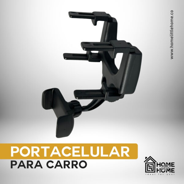 PORTA CELULAR PARA CARRO-HOLDER RETROVISOR | SEGURIDAD Y COMODIDAD AL CONDUCIR🚗📱