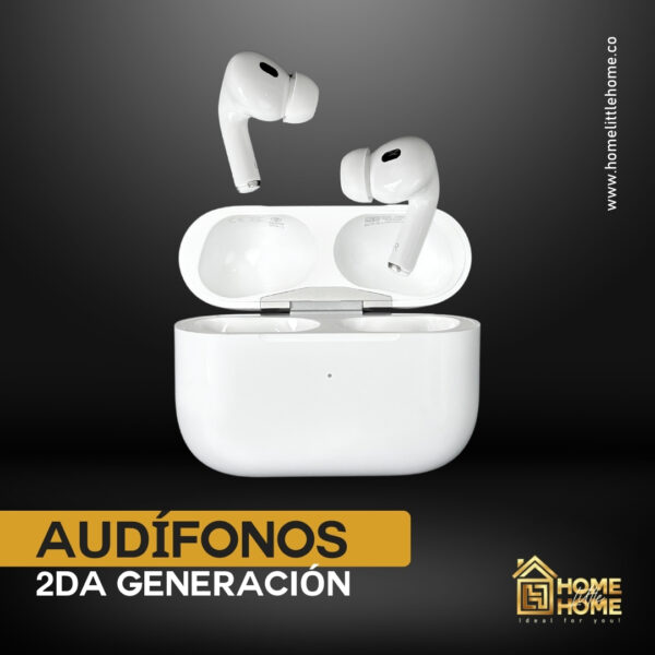 AUDIFONOS AIRPODS 2da GENERACION 1.1, COMPATIBLES CON  ANDROID Y IPHONE – SONIDO FULL Y COMODIDAD (copia)