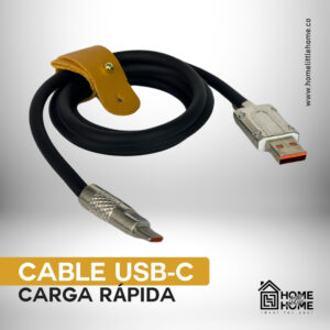 CABLE USB A TIPO C - REFUERZO EN PUNTAS CARGA RAPIDA