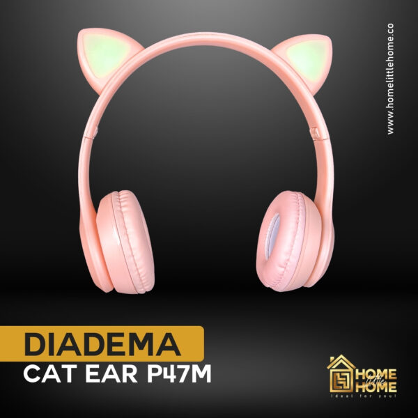 DIADEMA CAT EAR P47M – ESTILO, SONIDO Y DIVERSION
