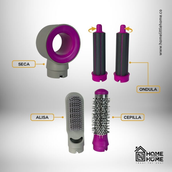 SET MOLDEADOR 5EN1HOT AIR STYLER–VERSATILIDAD PARA TU CABELLO - Image 2