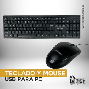 COMBO TECLADO + MOUSE PARA PC-PRACTICO Y EFICIENTE
