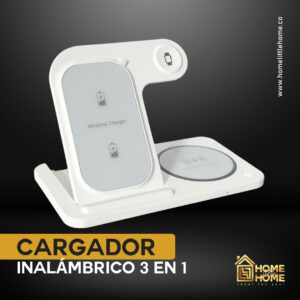 CARGADOR INALAMBRICO 3EN1 PARA IPHONE