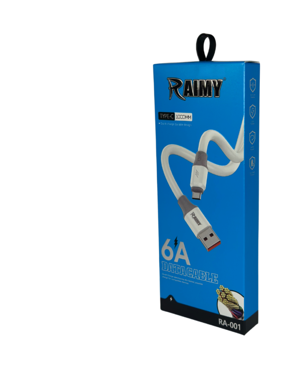 CABLE USB A TIPO C PARA IPHONE, MODELO RA-001 1M- 6A⚡🔌 - Image 2