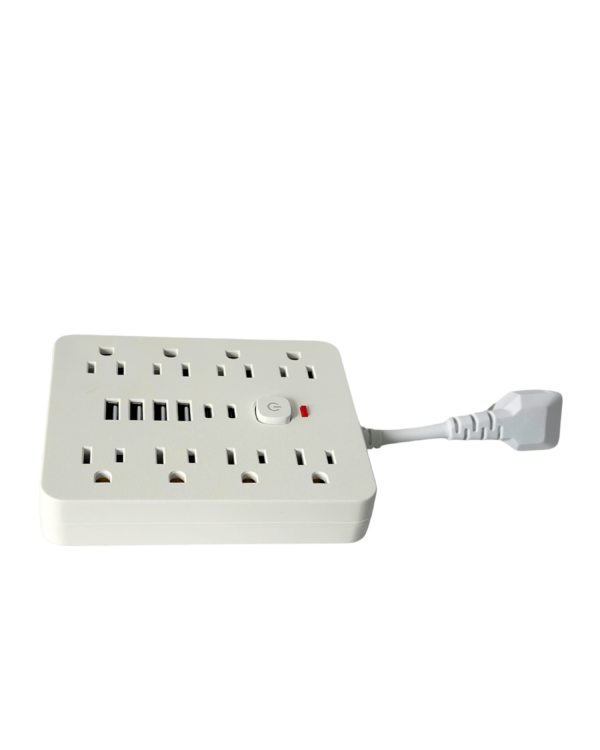 Power Strip con Carga USB y Tipo C