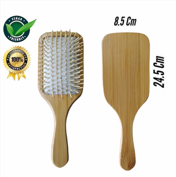 PEINE BAMBU LISO PUNTAS – NO MALTRATA💆‍♀️ - Image 2