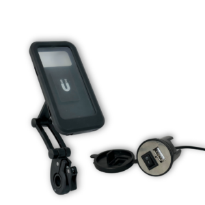 COMBO 3 CARGADOR + SOPORTE PARA MOTO–¡CONDUCE SIN LIMITES!