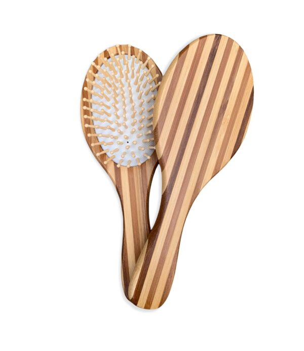 PEINE REDONDO RAYAS BAMBU – DISEÑO UNICO🌀 - Image 2