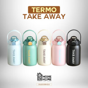 TERMO TAKE AWAY 850ML– IDEAL PARA TI🚶‍♂️