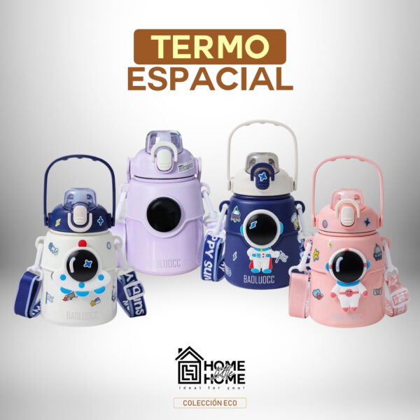 TERMO ESPACIAL 850ML – TECNOLOGÍA MAS ALLA! 🚀