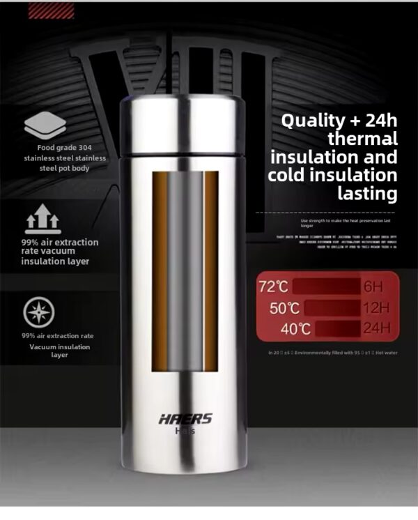 TERMO HAERS 420ML – CALIDAD SUPERIOR CON FILTRO - Image 2