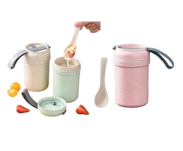 TERMO CON CUCHARA 330ML – COMPACTO Y ELEGANTE🌿 - Image 2