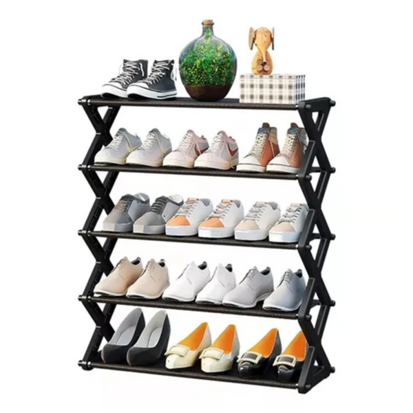 ESTANTE PARA ZAPATOS DE 5 NIVELES–MAS ORDEN Y ESPACIO PARA TU HOGAR
