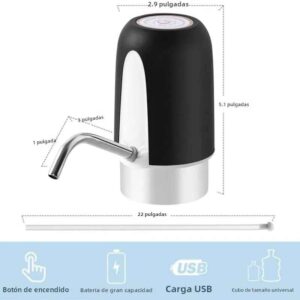 DISPENSADOR ELECTRICO PARA BOTELLON – COMODIDAD Y PRACTICIDAD AL SERVIR AGUA💧