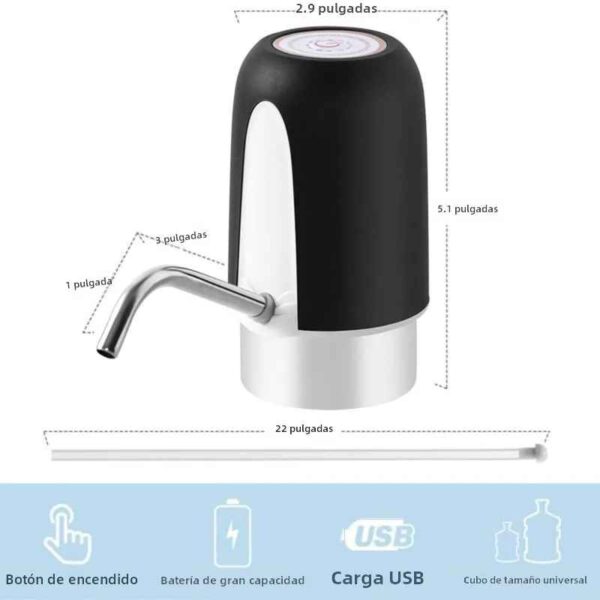 DISPENSADOR ELECTRICO PARA BOTELLON – COMODIDAD Y PRACTICIDAD AL SERVIR AGUA💧