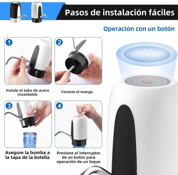 DISPENSADOR ELECTRICO PARA BOTELLON – COMODIDAD Y PRACTICIDAD AL SERVIR AGUA💧 - Image 2