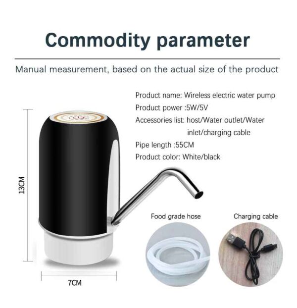 DISPENSADOR ELECTRICO PARA BOTELLON – COMODIDAD Y PRACTICIDAD AL SERVIR AGUA💧 - Image 3