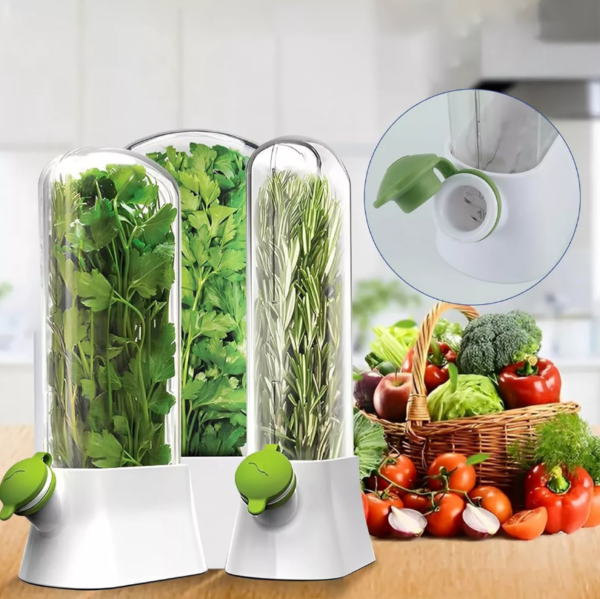CONSERVADOR DE HIRBAS XC-4 – FRESCURA Y SABOR POR MAS TIEMPO🌿