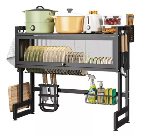 ESCURRIDOR DE PLATOS SOBRE PLATERO - ORGANIZACION Y COMODIDAD EN TU COCINA