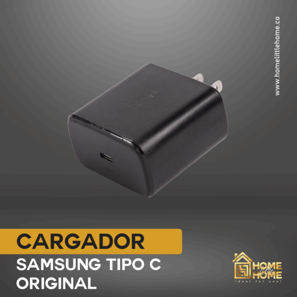 CARGADOR SAMSUNG TIPO C 45W ORIGINAL – CARGA RÁPIDA, SEGURA Y EFICIENTE