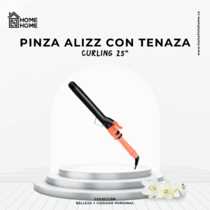 PINZA ALIZZ CURLING 25 CON TENAZAS – ONDAS DEFINIDAS, CONTROL TOTAL