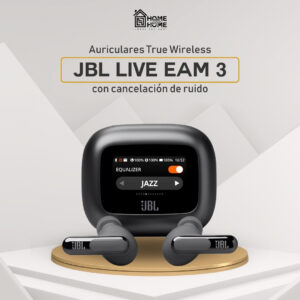 AUDÍFONOS BLUETOOTH JBL PANTALLA LIVE BEAM 3 1.1 – SONIDO EXCEPCIONAL CON ESTILO Y TECNOLOGÍA INNOVADORA 1.1