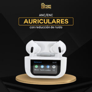 AUDÍFONOS AIRPODS PRO PANTALLA WHITE – SONIDO DE CALIDAD PREMIUM Y CONEXIÓN INALÁMBRICA SUPERIOR