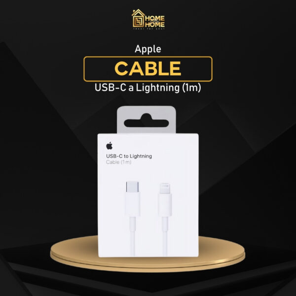CABLE IPHONE LIGHTNING A TIPO C 1 MTS, ORIGINAL – CARGA RÁPIDA Y TRANSFERENCIA EFICIENTE