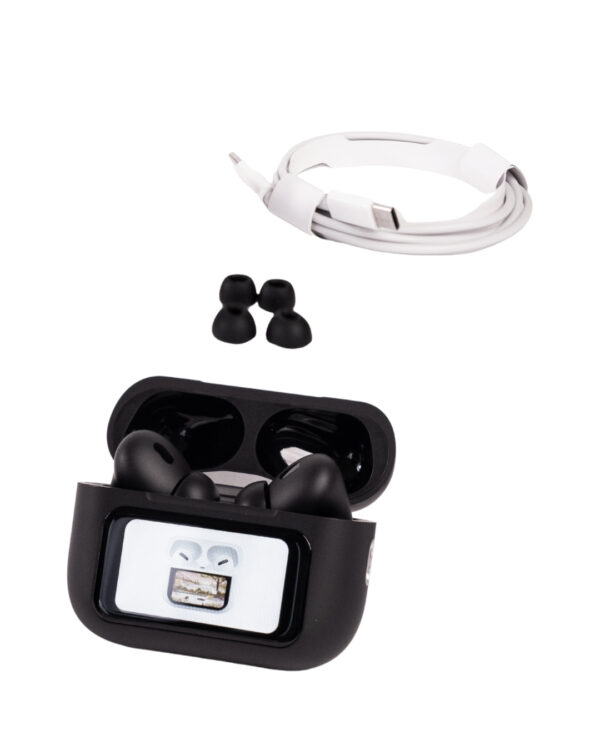AUDÍFONOS AIRPODS PRO PANTALLA BLACK, 1.1 – EXCLUSIVIDAD, SONIDO Y ESTILO EN UN SOLO PAQUETE - Image 5