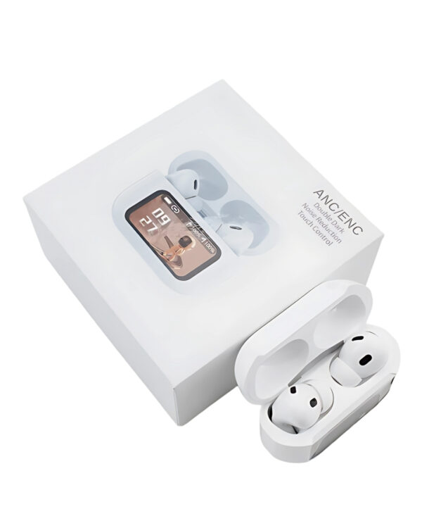 AUDÍFONOS AIRPODS PRO PANTALLA WHITE – SONIDO DE CALIDAD PREMIUM Y CONEXIÓN INALÁMBRICA SUPERIOR - Image 3