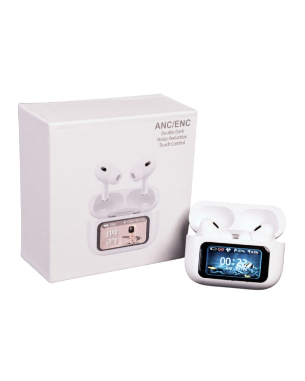 AUDÍFONOS AIRPODS PRO PANTALLA WHITE – SONIDO DE CALIDAD PREMIUM Y CONEXIÓN INALÁMBRICA SUPERIOR - Image 2