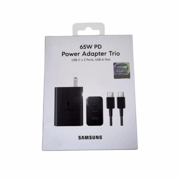 CARGADOR 65W SAMSUNG 1.1 USB + TIPO C – POTENCIA MÁXIMA PARA TUS DISPOSITIVOS - Image 2