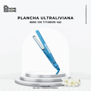 PLANCHA ULTRALIVIANA NANO ION TITANIUM 480 - LLEVALA A DONDE QUIERAS