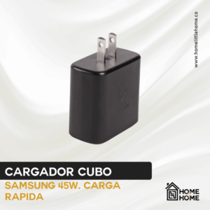 CARGADOR CUBO SAMSUNG TIPO C 45W 1.1 – POTENCIA Y VELOCIDAD GARANTIZADA
