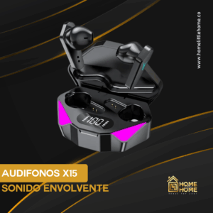 AUDÍFONOS X15 – SONIDO POTENTE Y ESTILO SIN LÍMITES