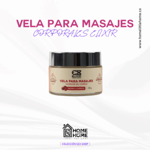 VELA PARA MASAJES ELIXIR – SENSUALIDAD Y RELAJACIÓN EN UN SOLO TOQUE