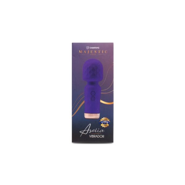 VIBRADOR ASELIA MAJESTIC MORADO – ELEGANCIA Y POTENCIA EN UN SOLO DISEÑO - Image 3