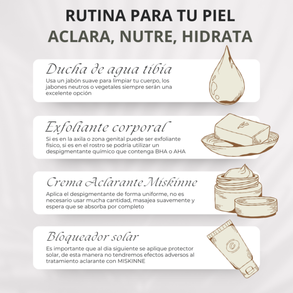 CREMA DESPIGMENTANTE MISKINNE - ILUMINA Y RENUEVA TU PIEL - Image 5
