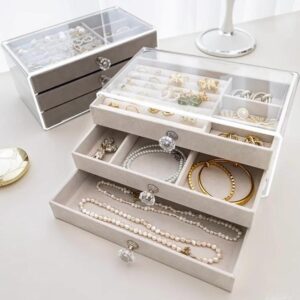 MINI JOYERO CAJA ORGANIZADOR DE JOYAS O ACCESORIOS