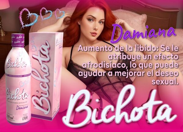 BICHOTA DAMIANA JARABE 500ML - ENERGÍA, VITALIDAD Y BIENESTAR NATURAL - Image 3