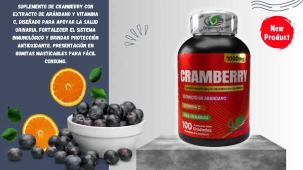 CRAMBERRY X 1000MG - DEFENSA NATURAL PARA TU SALUD URINARIA - Image 2