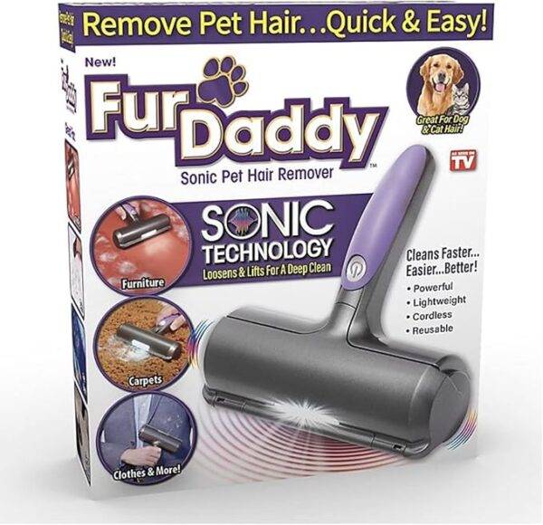 CEPILLO ELÉCTRICO REMOVEDOR DE PELO Y PELUSA PARA MASCOTAS - Image 4