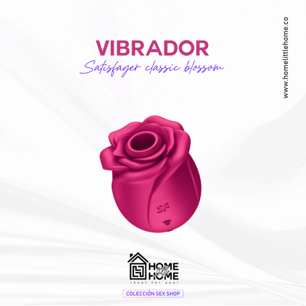 VIBRADOR SATISFYER CLASSIC BLOSSOM - LA ROSA DE LA PASION