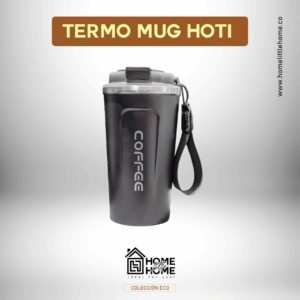 TERMO MUG HOTI – ¡TU CAFÉ SIEMPRE CALIENTE Y CON ESTILO!