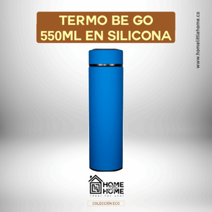 TERMO BE GO 550ML EN SILICONA – ¡LIGERO, PLEGABLE Y LISTO PARA ACOMPAÑARTE!