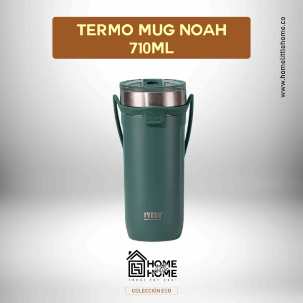 TERMO MUG NOAH 710ML – ¡GRAN CAPACIDAD Y ELEGANCIA PARA TU DÍA A DÍA!
